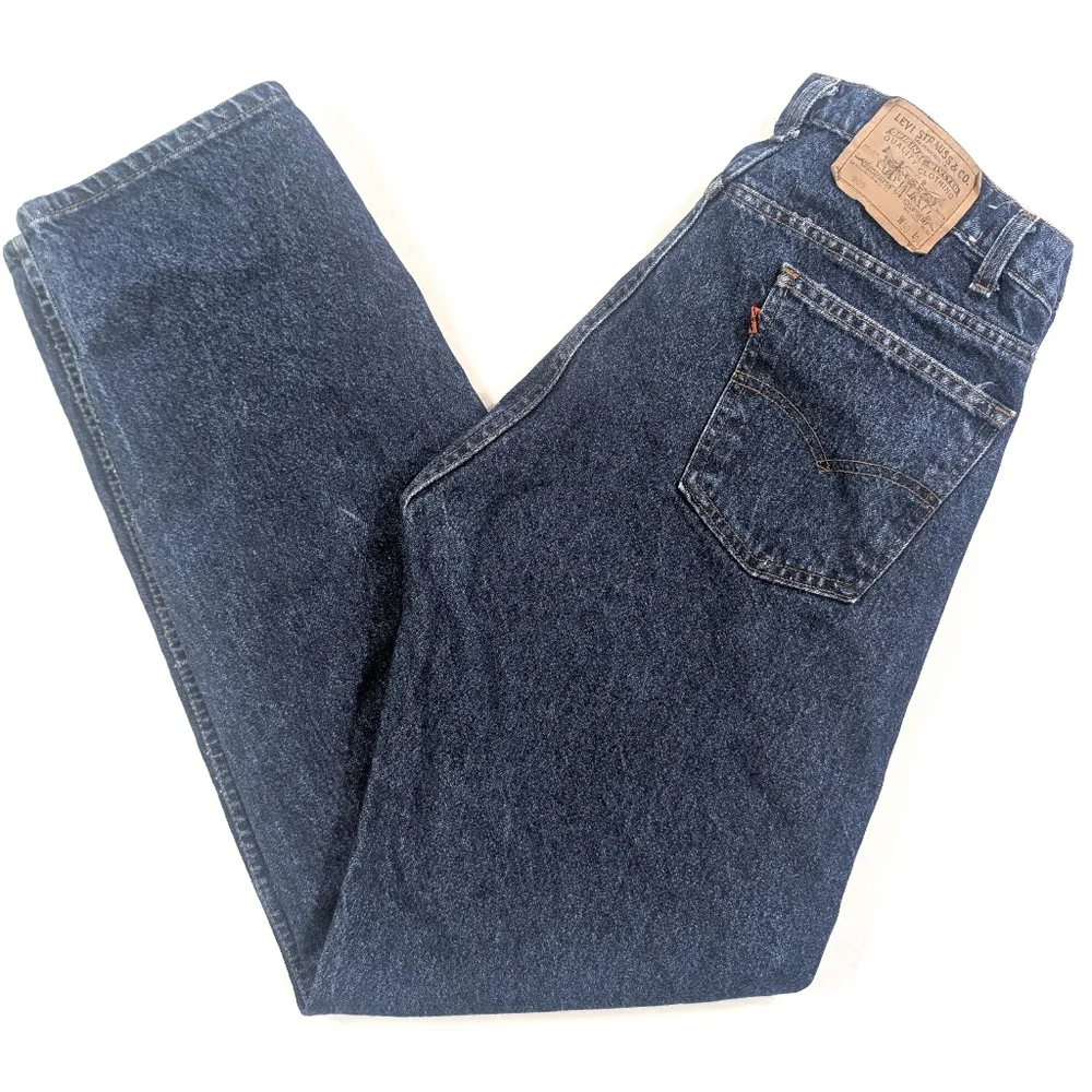 Vintage 80s Levi’s 505 Orange Tab Straight‎ Leg Jeans 38x34